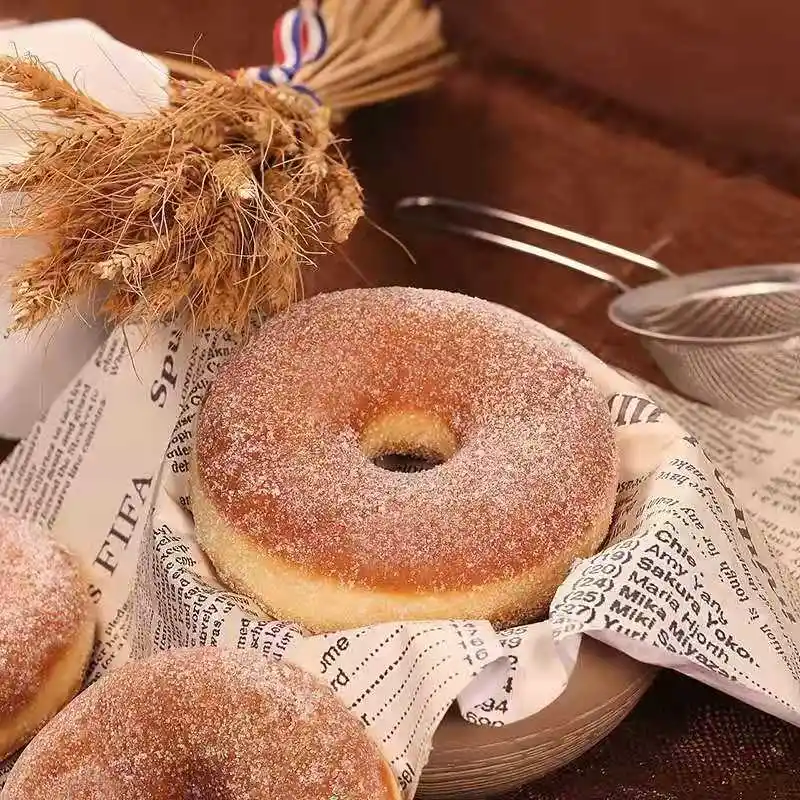 Frozen Snake Baked Dount Bakery Sweet Ring Doughnut Semi-Finished Product