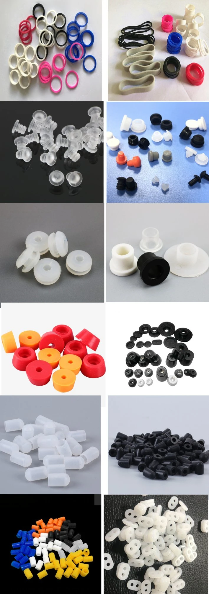 Food Grade Thin Clear Silicone Rubber Flat Washers Silicone Gasket